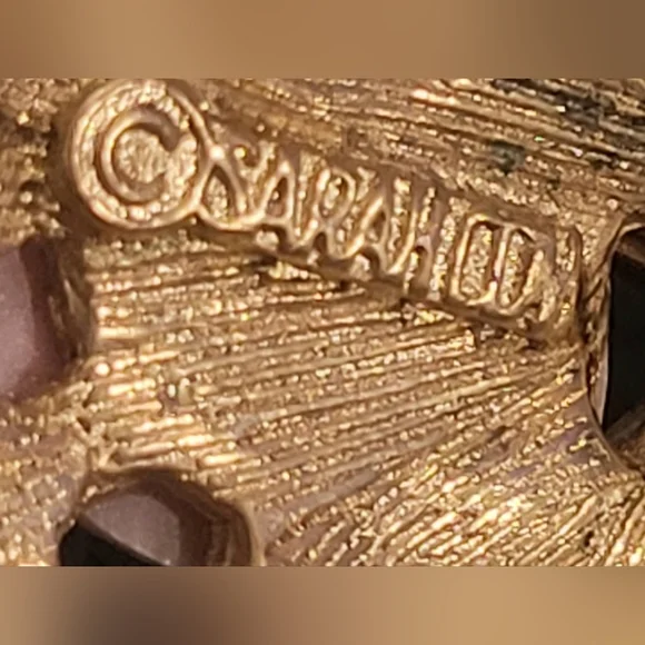 Sarah Coventry goldtone brooch - Picture 6 of 12